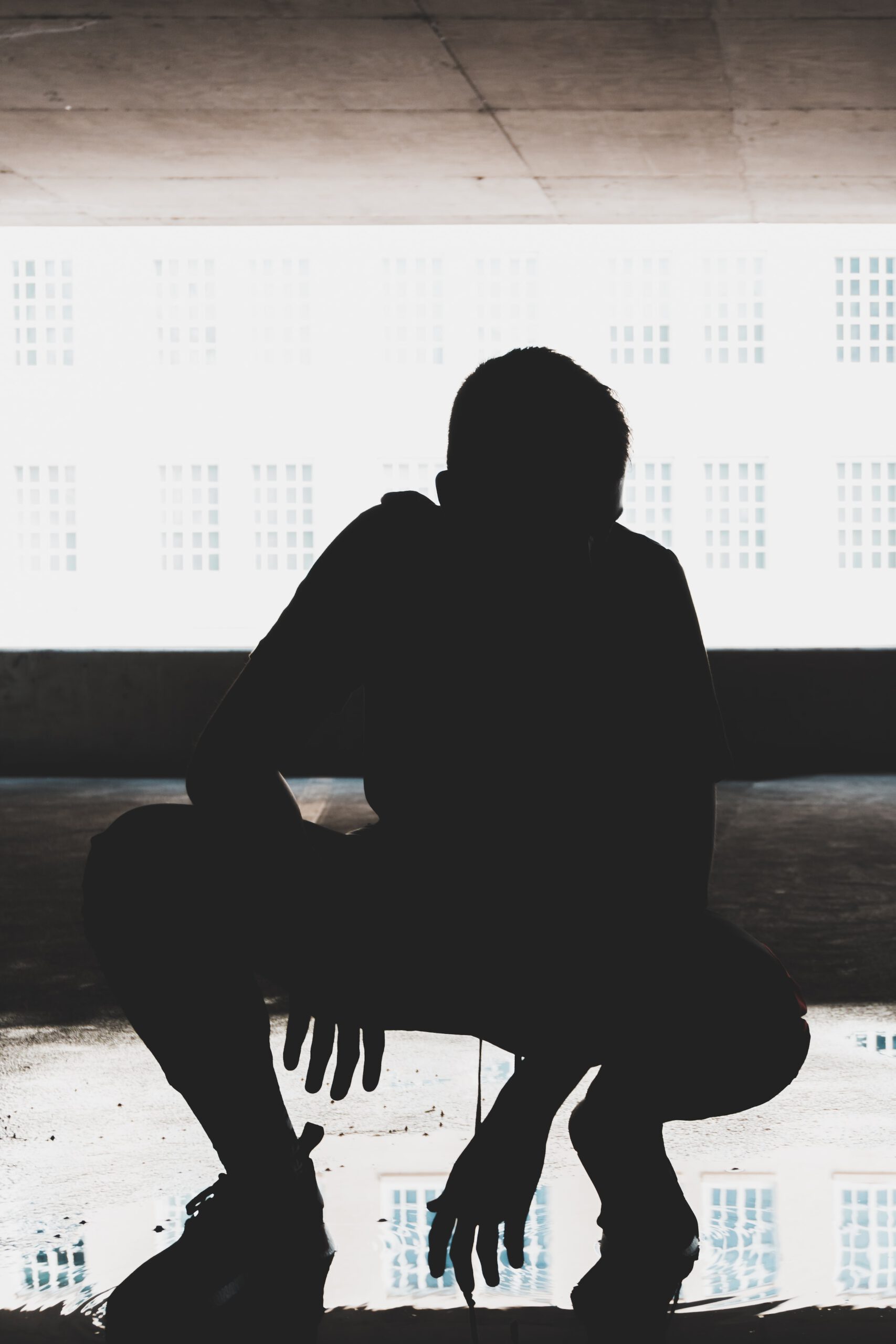 man on the floor